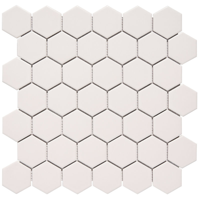 Carreau de mosaïque plat en porcelaine 2 po x 2 po