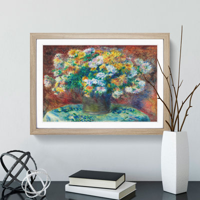 Chrysanthemums by Pierre-Auguste Renoir - Picture Frame Painting
