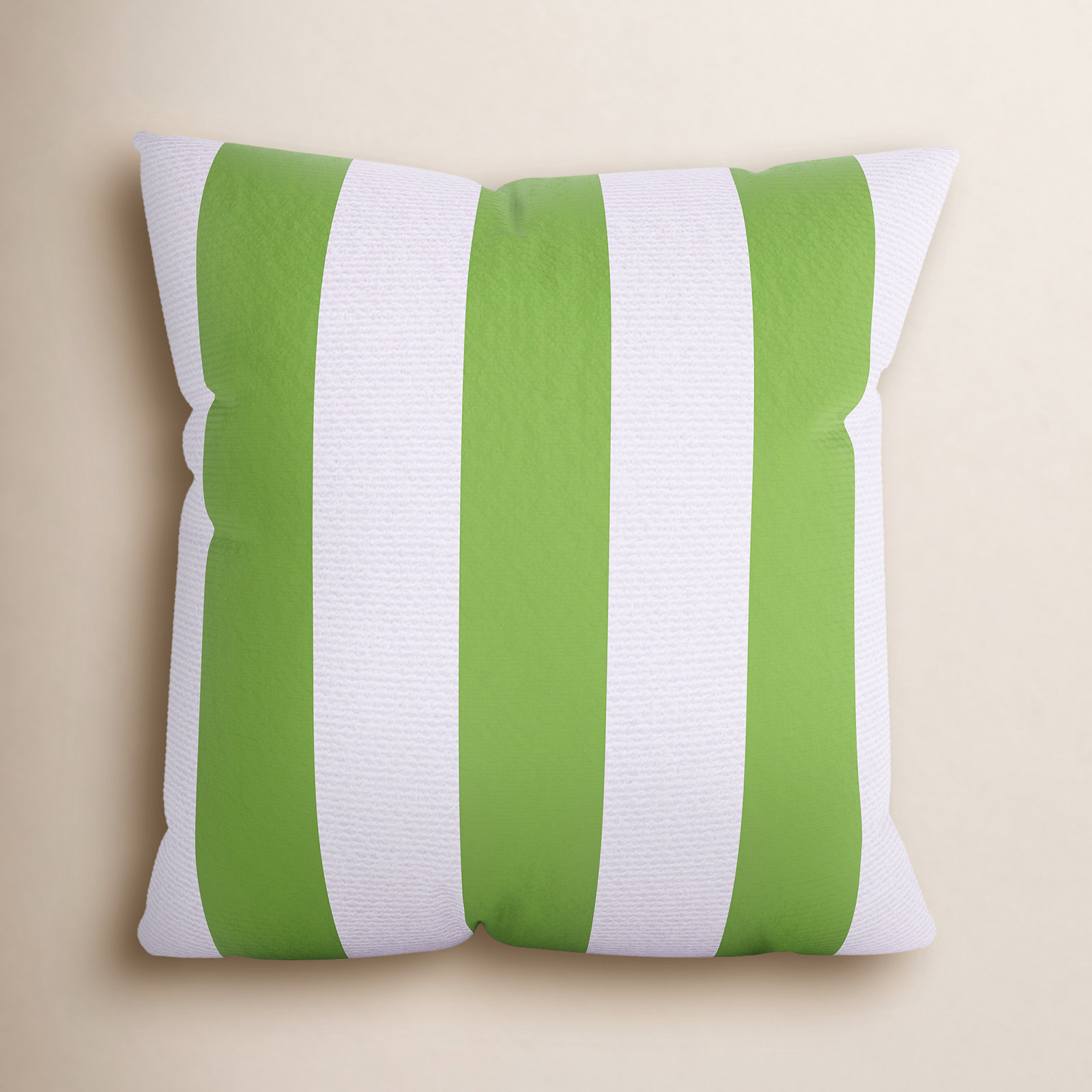 Amala 20" x 3" Sunbrella® Throw Pillow, Sunbrella® Refuge Garden Striped