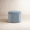 Oreilly Round Skirted Ottoman - Performance Boucle