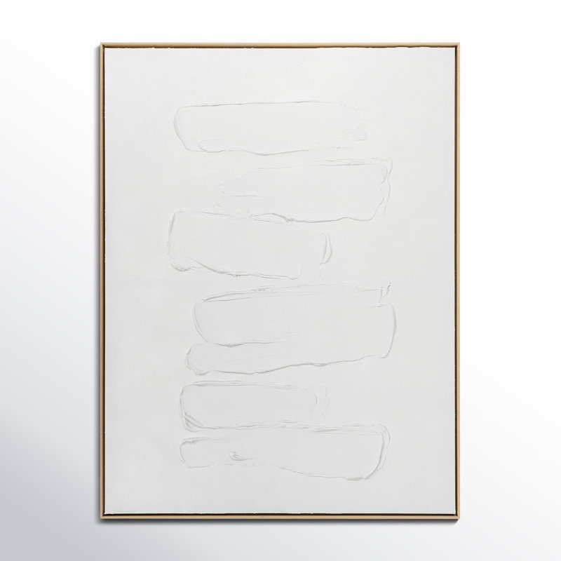 Peinture abstraite Adriana, H 24,88 po x l 19 po x P 2 po, Brun