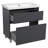 Jenisa 27.76'' Single Bathroom Vanity with Ceramic Top with Mirror-1583247315