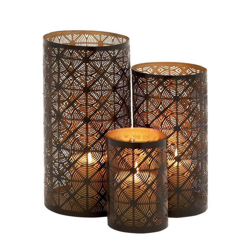 12'' H Metal Tabletop Candlestick