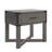 Arcadia Wood Finish X-Base End Table With Drawer Storage-814178371