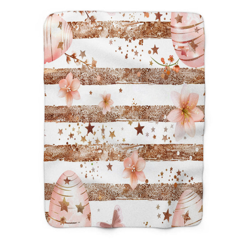Style de Pâques - couverture de qualité supérieure 1 pièce, L 60 po x L 80 po