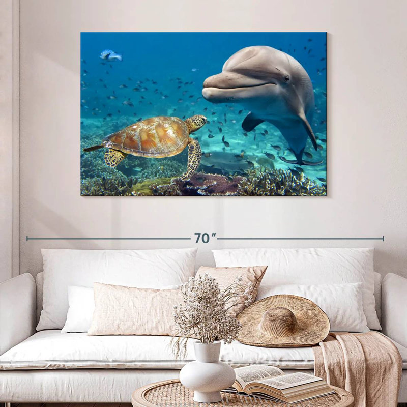 Underwater friends Aletra, H 32 po x l 48 po