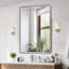 Miroir mural de salle de bain 39 po x 27,5 po Cilla