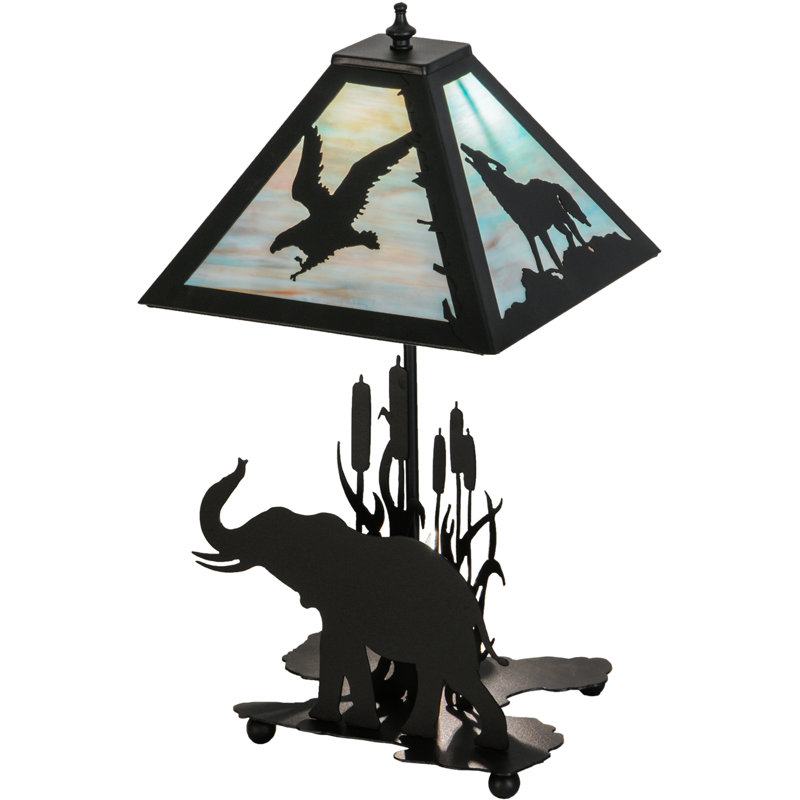 Rustic Lodge Table Lamp