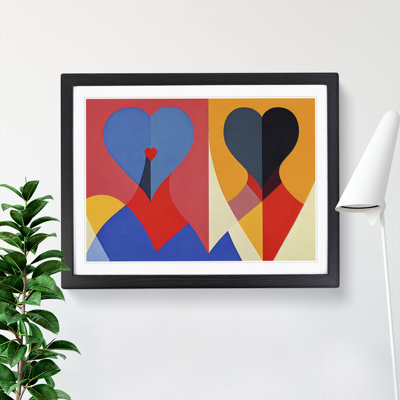 Abstract Art Love Heart Vol.6 - Single Picture Frame Painting