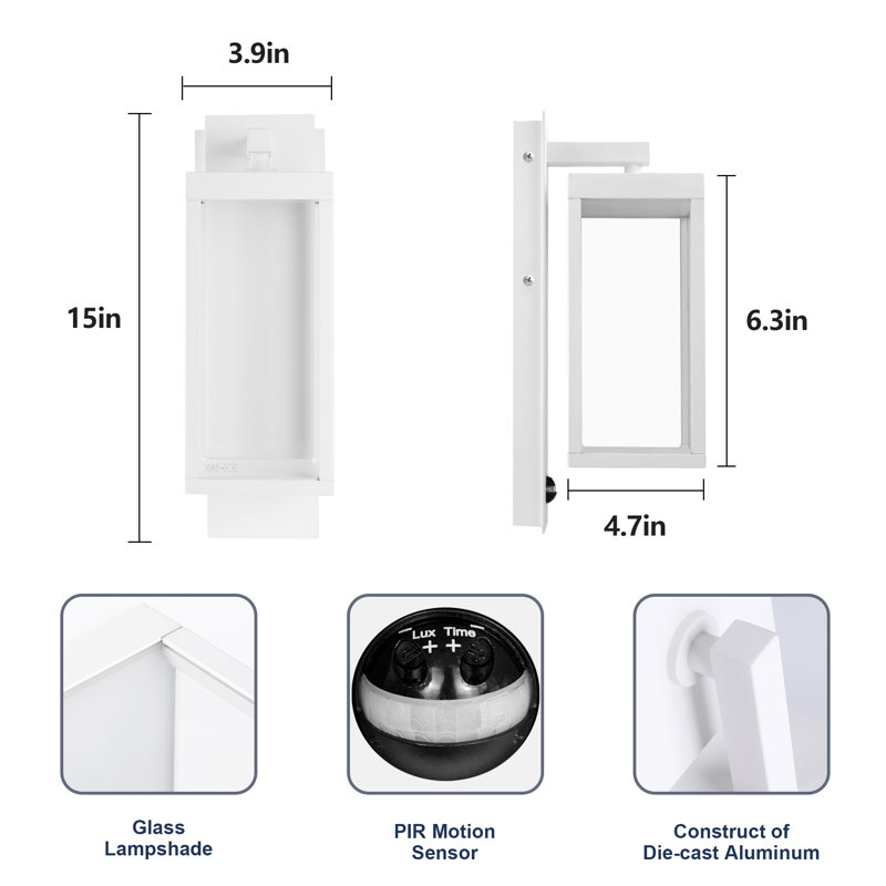 Maasai LED Wall Light, White