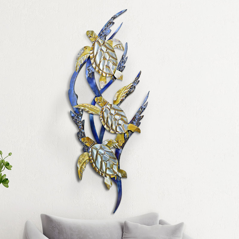Handmade Coastal Landscape & Nature Wall Decor on Metal