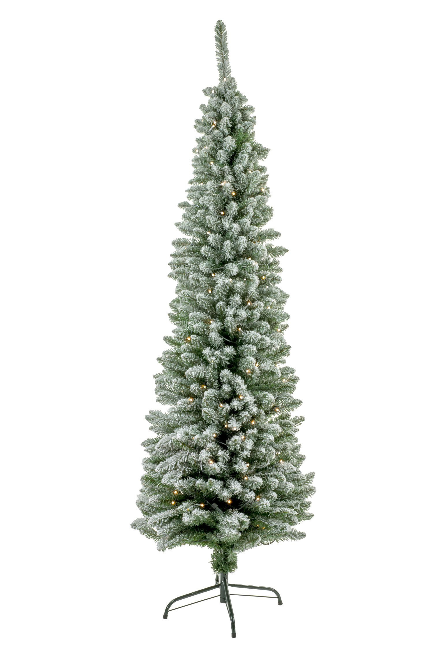 The Holiday Aisle® Prelit Pencil 6' Dark Green Fir Artificial Christmas