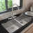 Multipurpose Stainless Steel over the Sink Kitchen Dish Rack