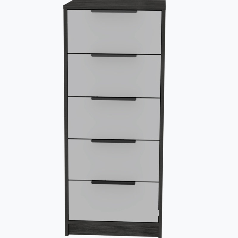 16.23'' W 5 - Drawer Dresser, White