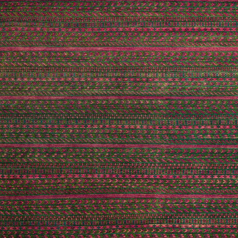 Tapis abstrait moderne 5578, Carré 6 pi