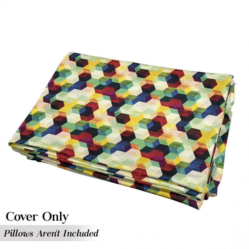 Housse de coussin d'extérieur Rhombus, H 2 po x l 27 po x P 88 po