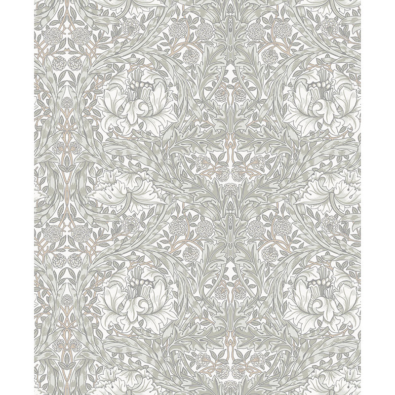 Rouleau de fleur de souci africain, Blanc