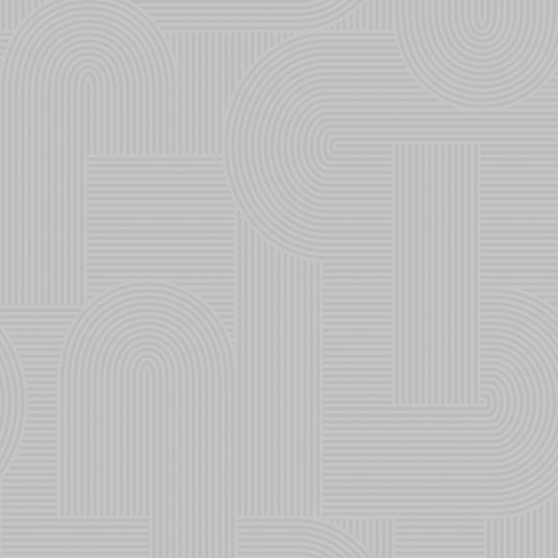 Sublime Geometric Vinyl Wallpaper Double Roll, Sand Gray