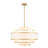 Aasim 24" 5-Light Dimmable Tiered Drum Chandelier-390782524