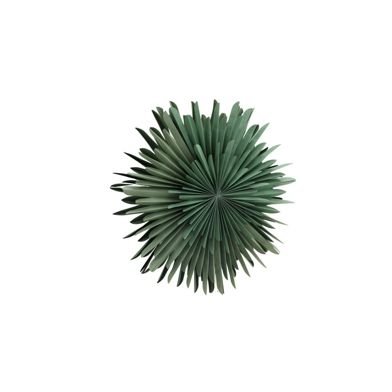 Brooklana 1 - Light Geometric Pendant, Green, 80cm H x 80cm W x 80cm D
