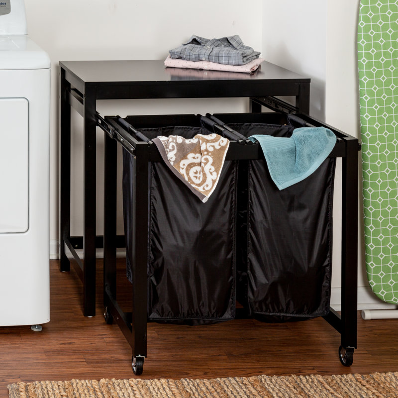 Double trieur de linge pliable