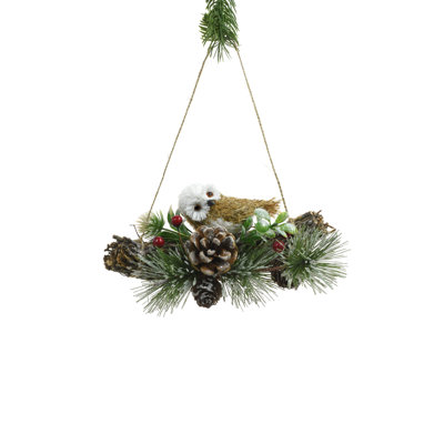 4.5'' Wood Animals Shatterproof Hanging Figurine Ornament