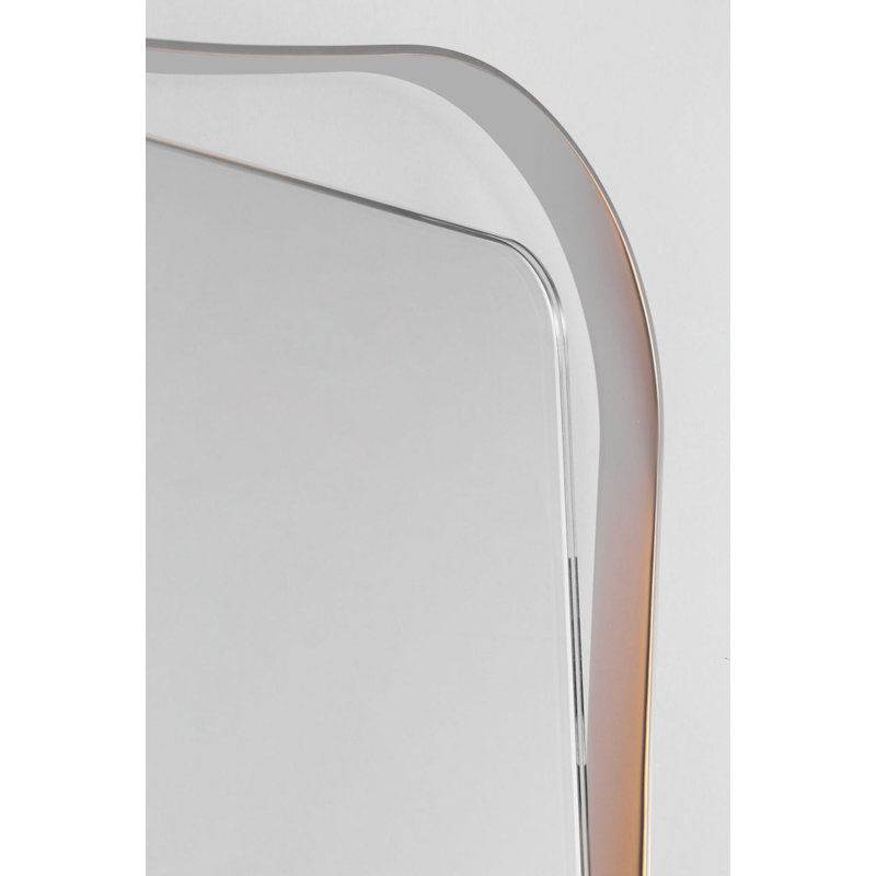 Barnes 27" Backlit Mirror, Polished Nickel