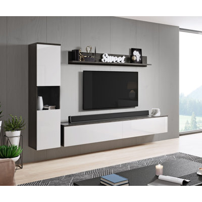 Linnis Unfinished Entertainment Centre for TVs up to 88"