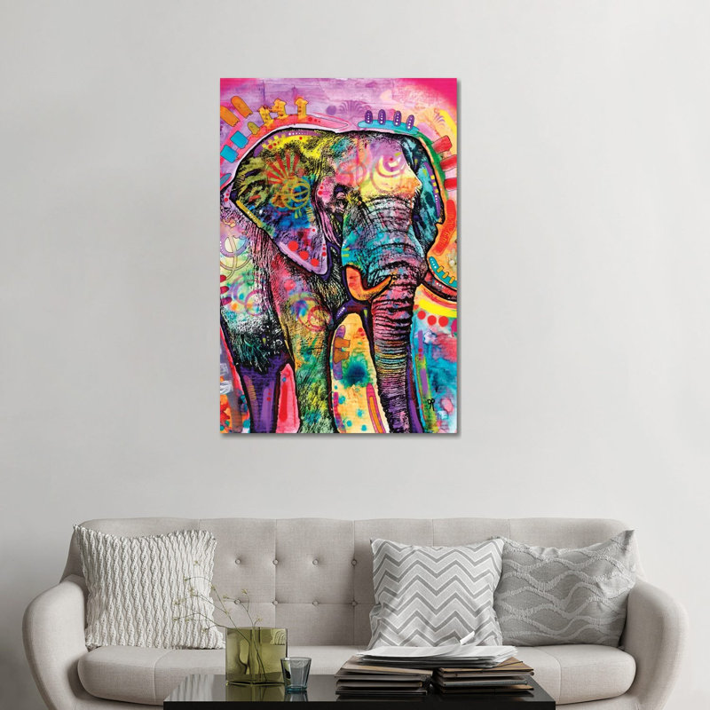 Elephant II- Gallery-Wrapped Canvas Giclée, 48" H x 32" W