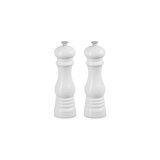Le Creuset Salt And Pepper Mill Set, 8 In. White