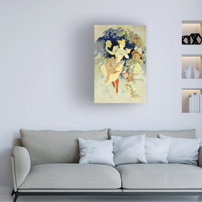 Reproduction d'art sur toile, reproduction de Jules Cheret, Ofla Danse, 1891