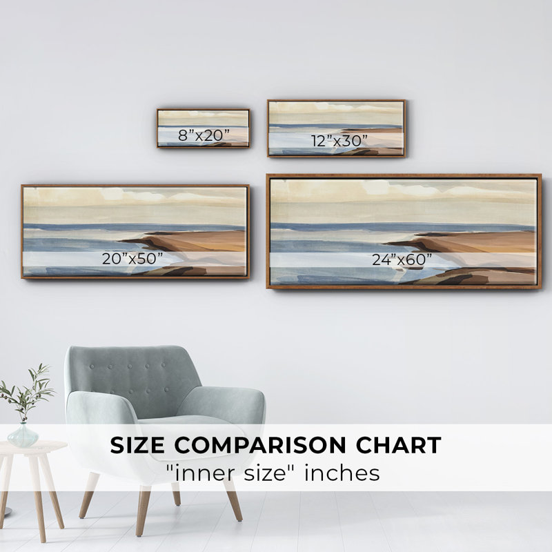 Shore Days II- Framed Canvas