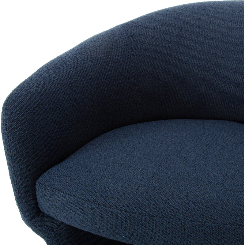 Jessie Accent Chair, Navy Performance