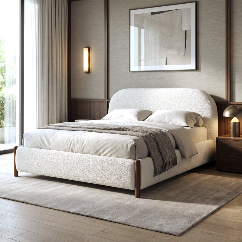 Valencia Upholstered Platform Bed, Queen