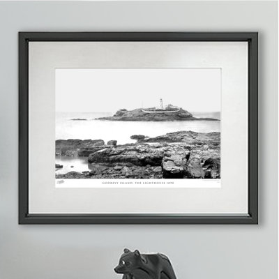 Godrevy Island, The Lighthouse 1890 - Single Picture Frame Print