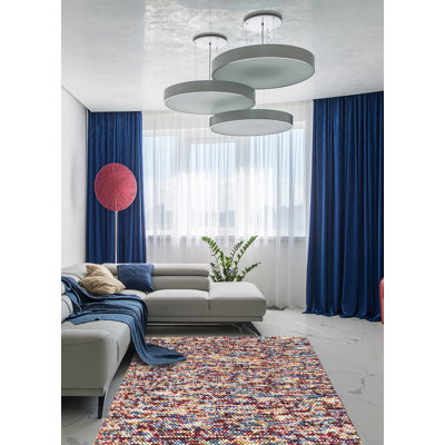 Wool Abstract Indoor Rug
