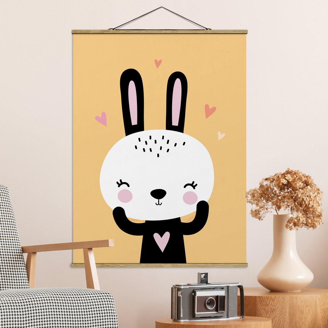 Grafikdruck Lucky Bunny