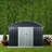 Metal Storage Shed Durable Steel Design With Locking Double Doors, Ventilation Slots, And Easy Installation Outdoor Storage For Garden Tools