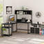 L-Shaped Metal Base Computer Desk-843889375