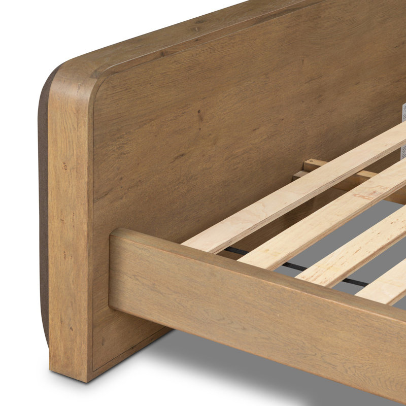 Pierce Upholstered Bed, Savoy Coffee/Light Brown, Queen