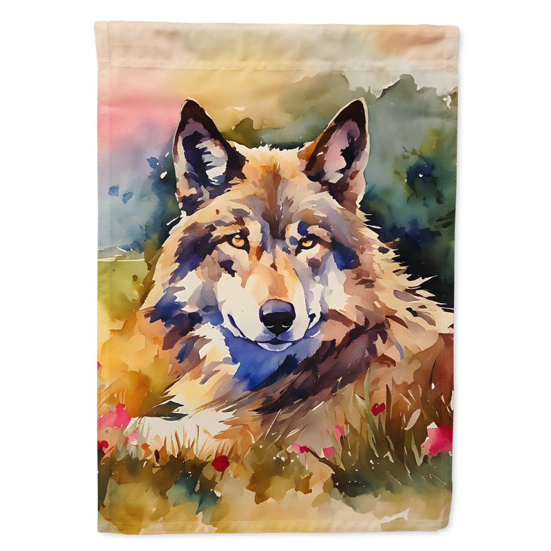 Drapeau de jardin en polyester double face H 15,5 po x l 11,25 po