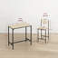 Ensemble de table de salle à manger et de bar pour 2 tables de bar à hauteur de comptoir avec tabourets de bar