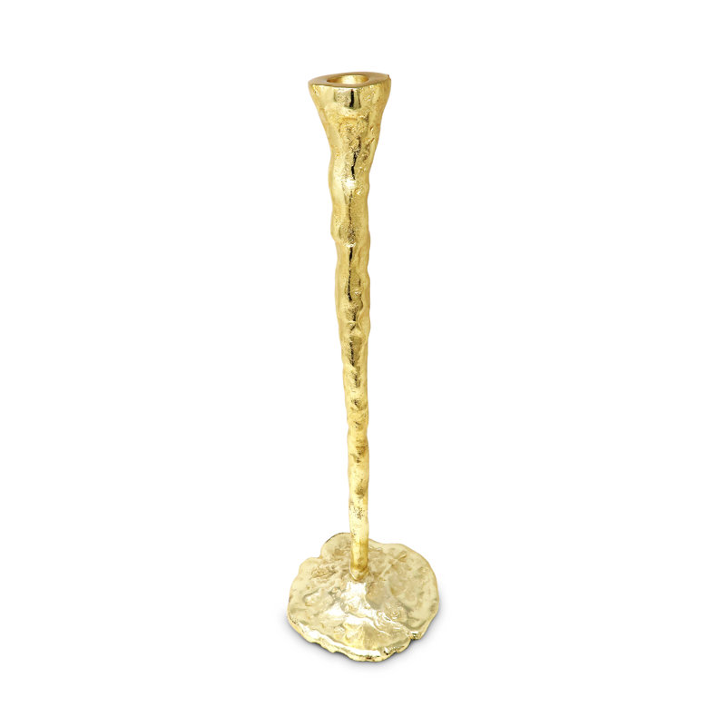 Ceramic Tabletop Candlestick, 15.75" H x 5" W x 5" D