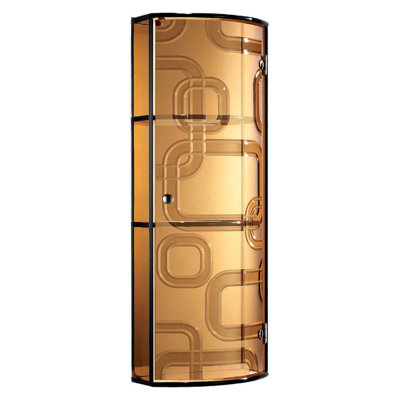 Cynda Glass Wall Bathroom Cabinet