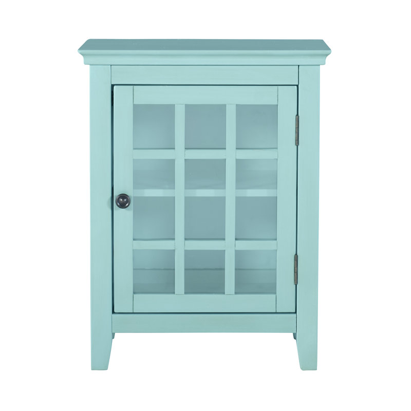 Armoire d'appoint 1 porte Naples Park, Turquoise