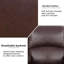 Canapé de salon brun semi-PU et PVC-1153342903