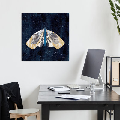 Art mural contemporain Elegant Moth III
