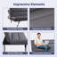 Canapé-lit moderne convertible en similicuir futon de 68,8 po Apolonia-922443514
