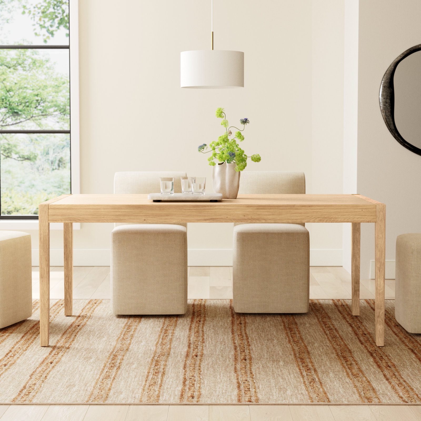 Beechgrove 72" Oak Dining Table