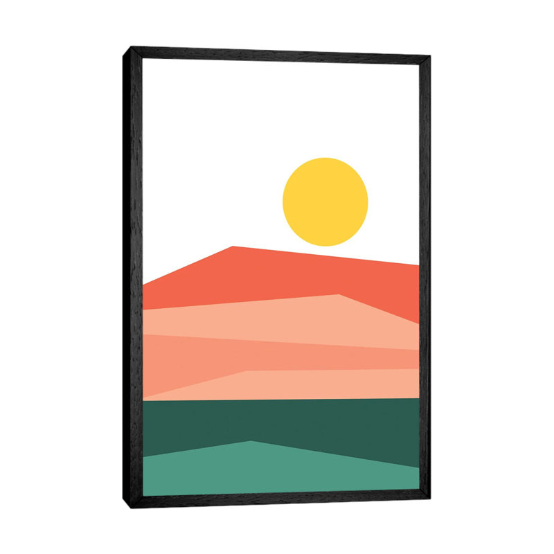 Print on Canvas, Black Framed, 152.5 cm H x 101.5 cm W, Silver/White/Red